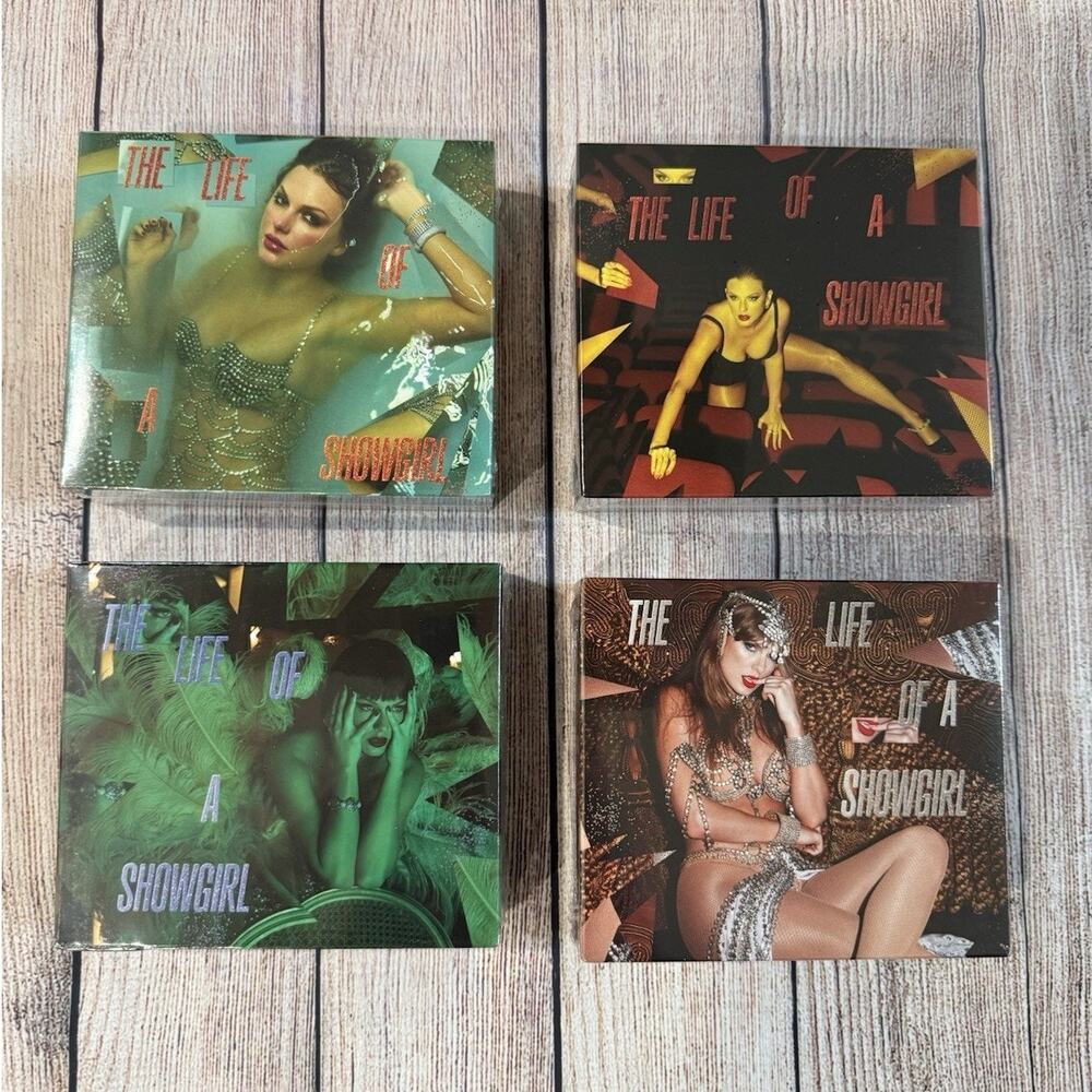 NEW Taylor Swift The Life of a Showgirl LIMITED Jewelry CD Set Of 4 IN HAND